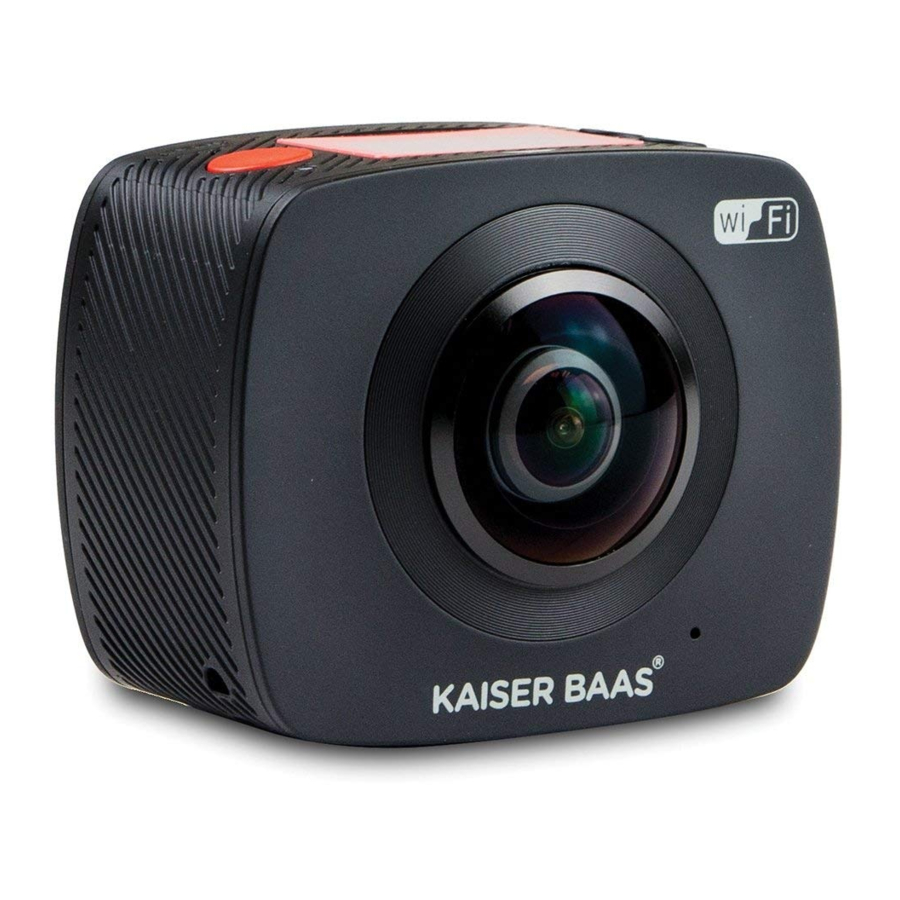 Kaiser Baas X360 Action Camera Manuals