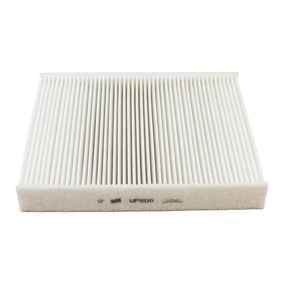 WIX WP9110 Installation Instruction