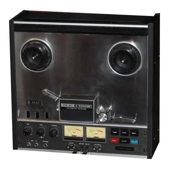 Teac A-3300SR Service Manual