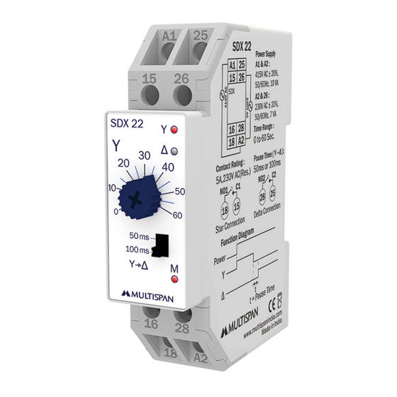 MULTISPAN SDX 22 Manual