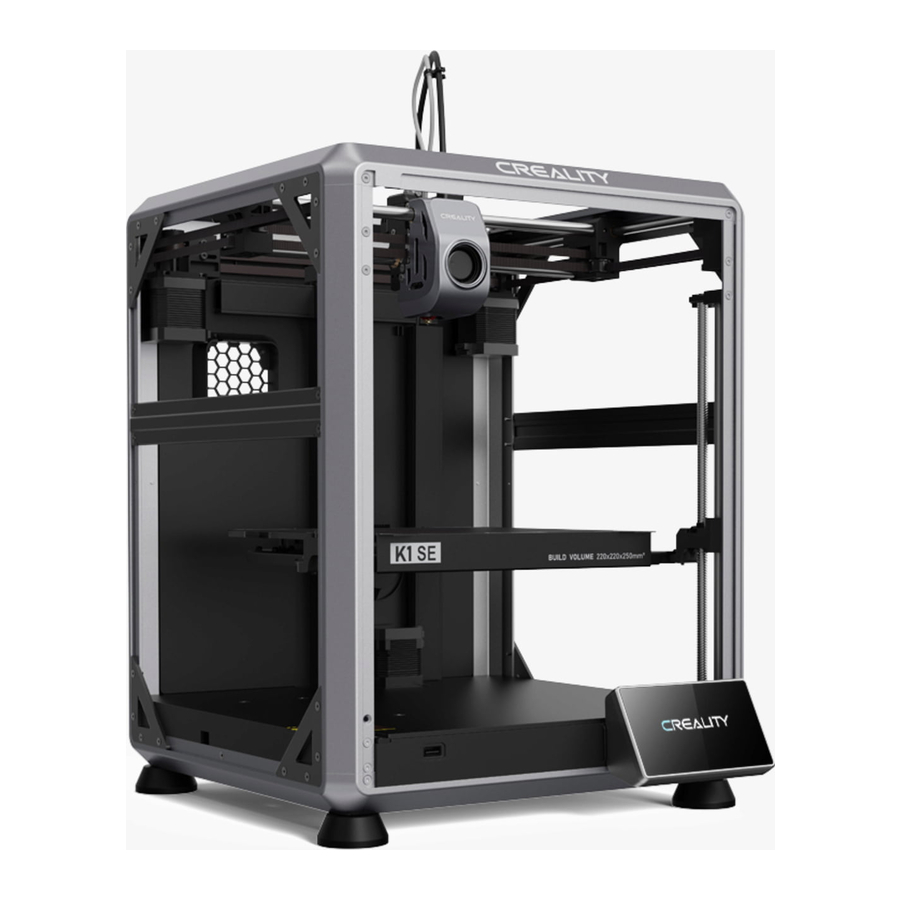 Creality K1 SE Manual