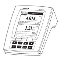 Hanna Instruments HI 4222 Instruction Manual