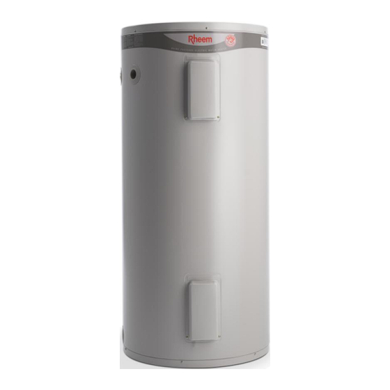 Rheem Electric Domestic Water Heater Installation And Owner's Manual