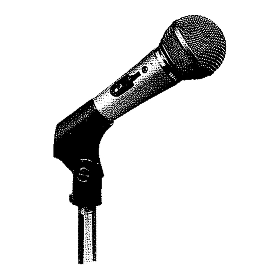 Shure 588SD Quick Start Manual