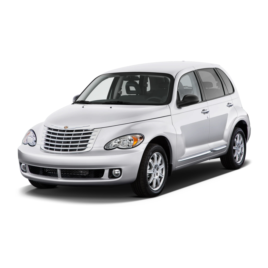 Chrysler Cruiser PT 2010 Owner's Manual