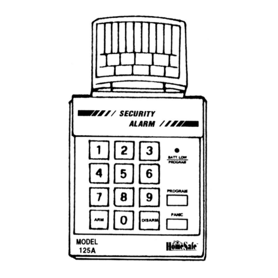 Homesafe 125A Operation Instruction