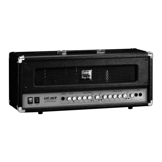 IMG STAGE LINE GAT-100R Instruction Manual