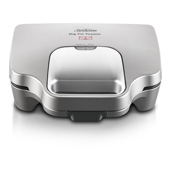 Sunbeam Big Fill Toastie GR6250 User Manual