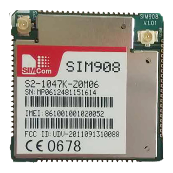 SimCom SIM908 Manual