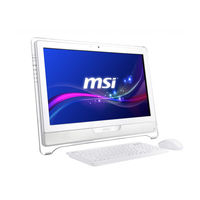 MSI Wind Top AE2211 series Manual