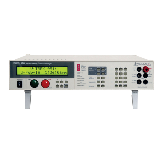 Vitrek 951i Operating & Maintenance Manual