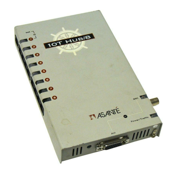 Asante 10T Hub/8 Installation Manual