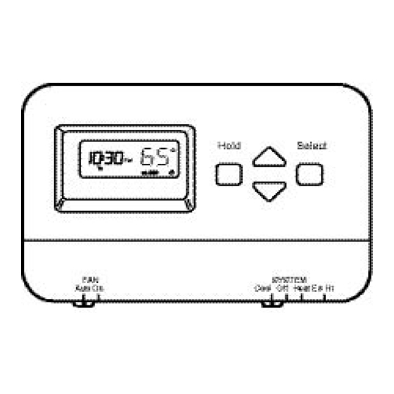 York Thermostat User's And Service Manual