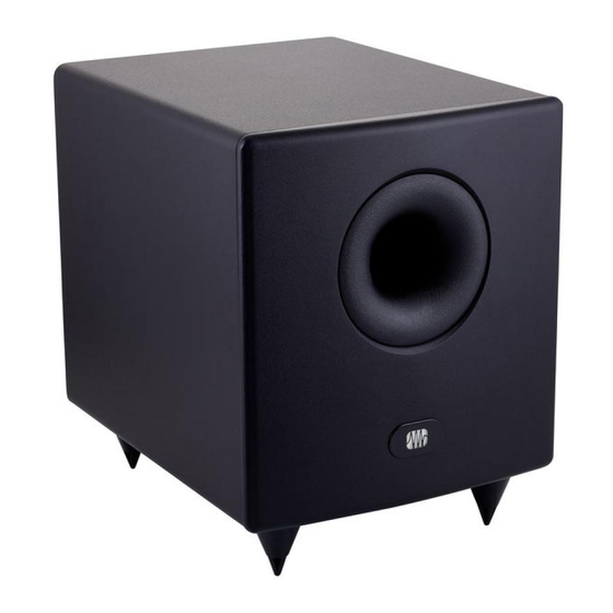 PRESONUS Temblor T8 Owner's Manual