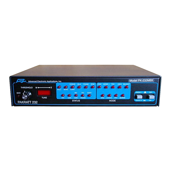 Timewave PK-232MBX Manuals