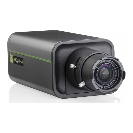 User Manuals: Siqura FD1103 Fixed Dome Camera
