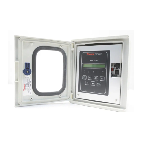 Thermo Ramsey MINI 11-100P Operating And Service Manual