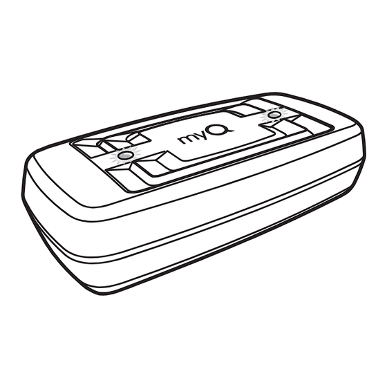 MERLIN GRIFCO MYQ INSTALLATION AND OPERATING INSTRUCTIONS MANUAL Pdf