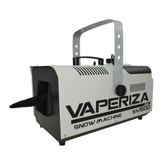 vaperiza AVE Snow1500 Instruction Manual