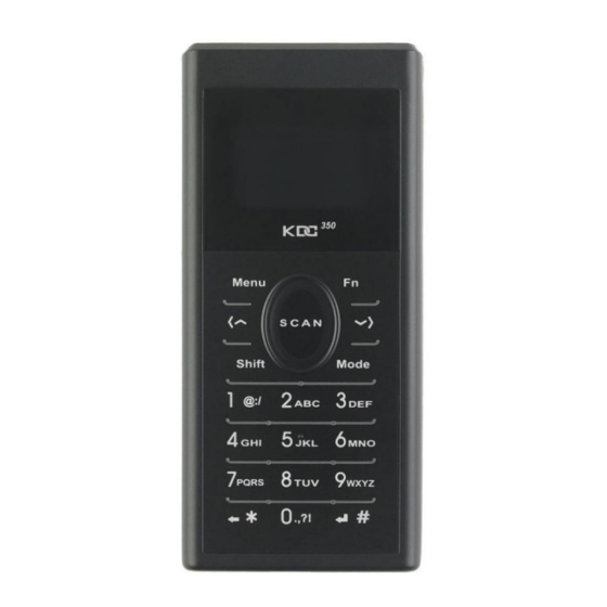 KoamTac KDC380 QG Quick Manual