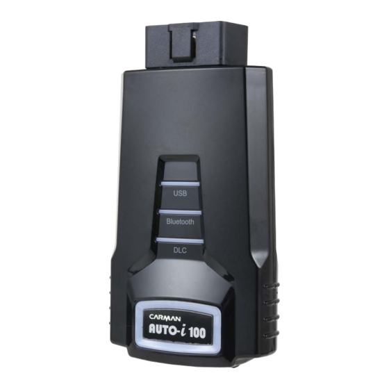 Carman AUTO-i 100 User Manual