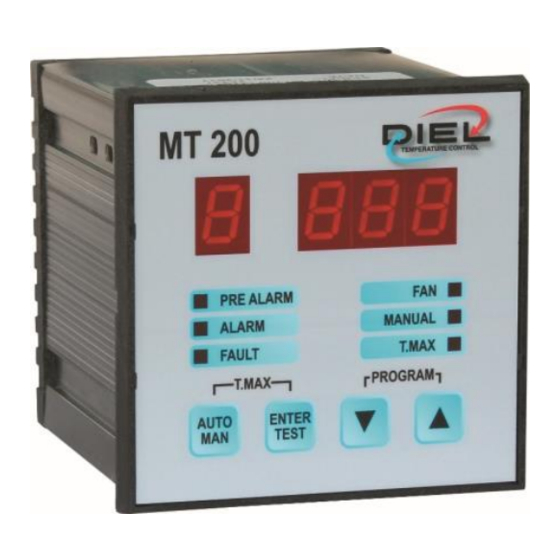 DIEL MT 200 Installation And Instruction Manual