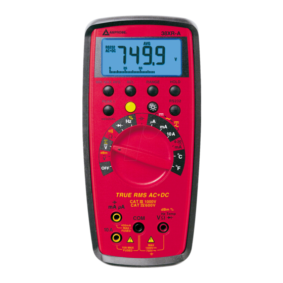 Amprobe 38XR-A User Manual