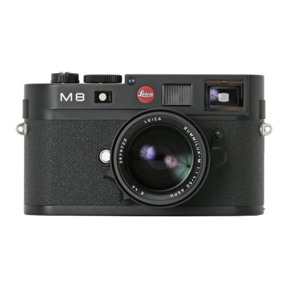 Leica M8 Instructions Manual