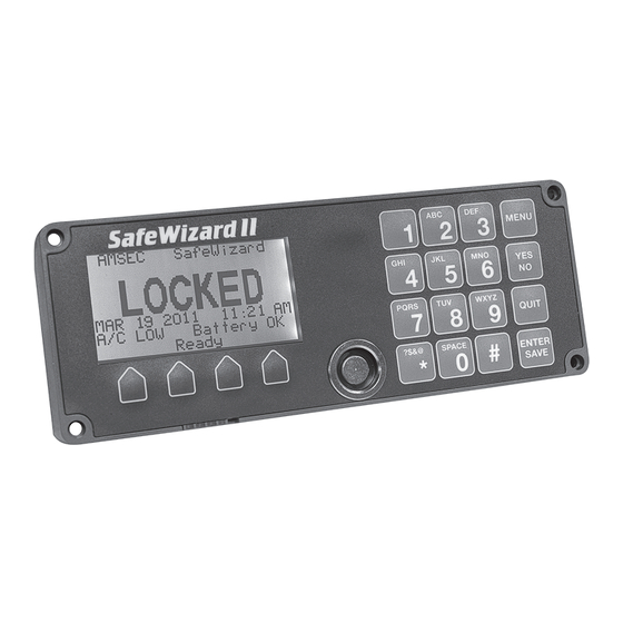 AMSEC SafeWizard II Quick Reference