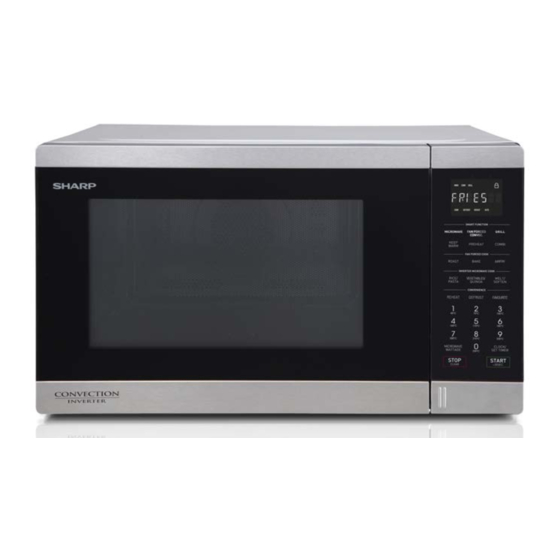 User Manuals: Sharp R-321CAF Convection Microwave Oven