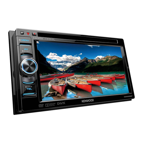 Kenwood DDX5025BT Instruction Manual
