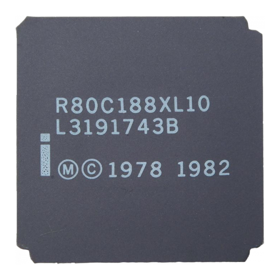 Intel 80C186XL Manuals