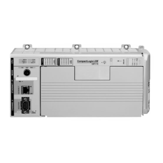 Allen-Bradley CompactLogix 1769-L23E-QBFC1B Installation Instructions Manual