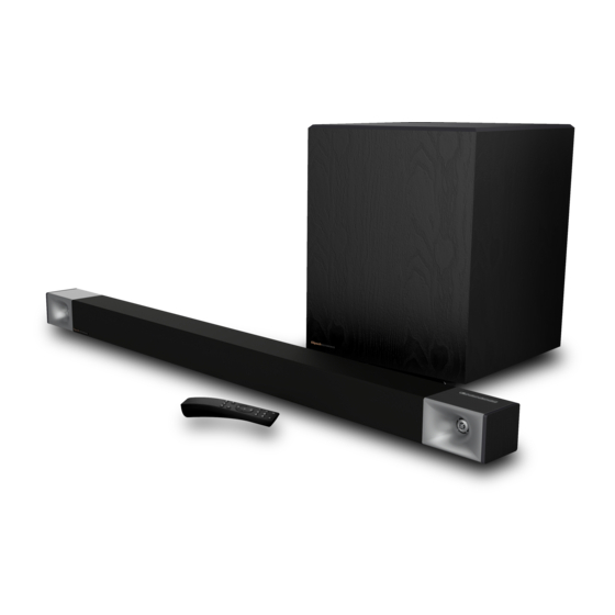 Klipsch CINEMA 800 Manual