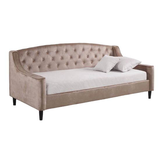 Sareer Balatin Daydream Tufted Daybed Assembly Instructions