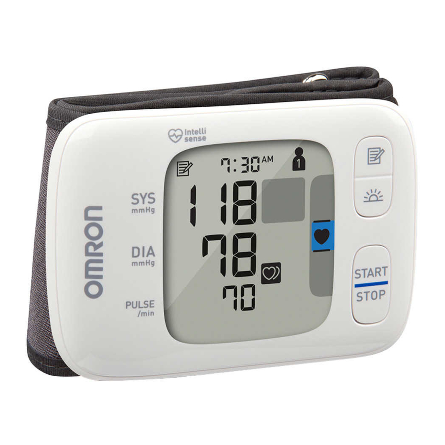 Omron BP4350 - Wrist Blood Pressure Monitor Manual
