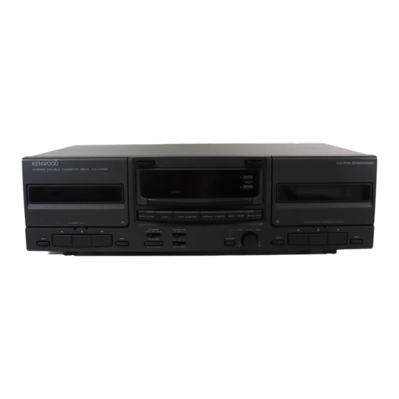 Kenwood KX-W895 Manuals