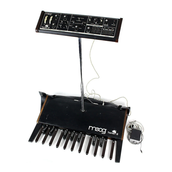 Moog Taurus II Owner's Manual