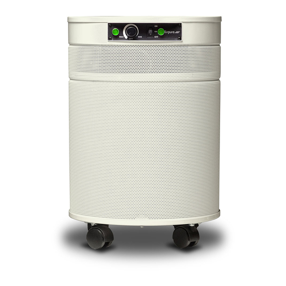 Airpura UV600-W Operating & Filter Replacement Directions