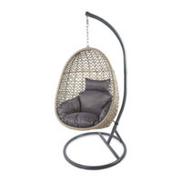 Living & Co WICKER EGG CHAIR Instruction Manual