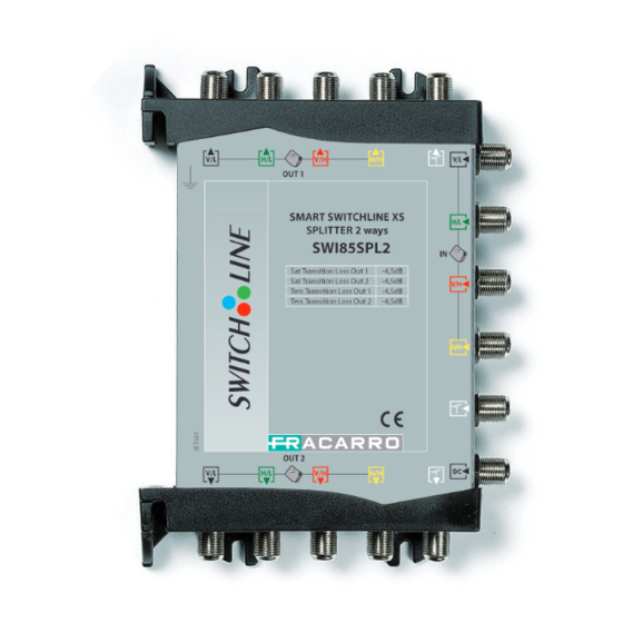 Fracarro SWI85SPL2 Operating Instructions Manual