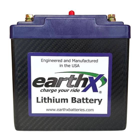 EarthX ETX Series Installation & Maintenance Manual