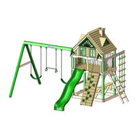 PlayNation Play Systems Horizon Treehouse with Fort Add On 1500AWF Assembly Instructions Manual