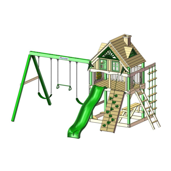 PlayNation Play Systems Horizon Treehouse with Fort Add On 1500AWF Assembly Instructions Manual