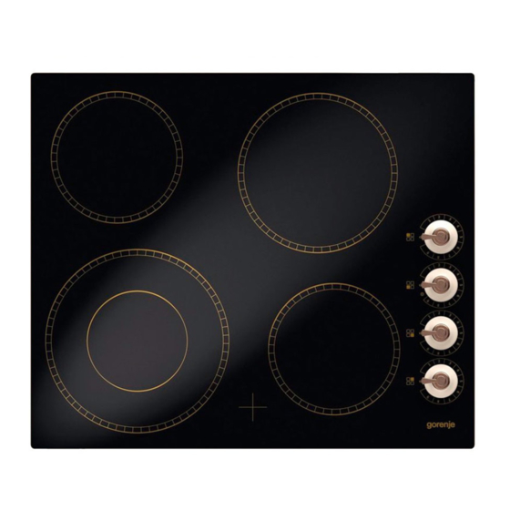 Gorenje CLASSICO ECK63CLI Instructions For Use Manual