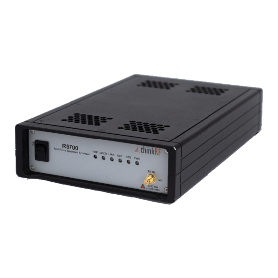 ThinkRF R5700 Programmer's Manual