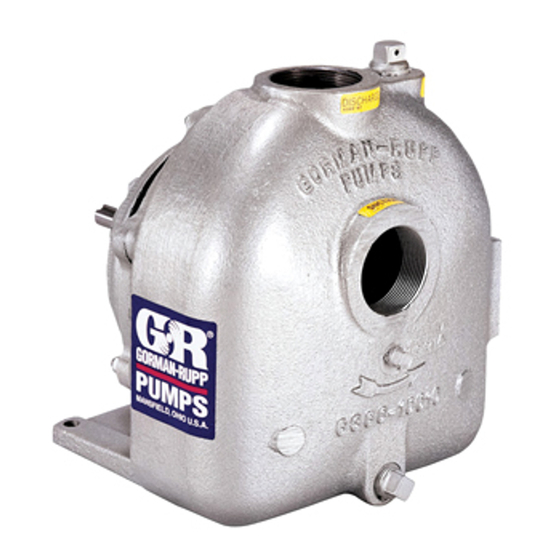 GORMAN-RUPP 04B3-B Installation, Operation, And Maintenance Manual With Parts List