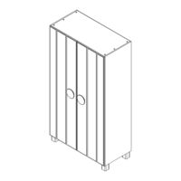 WOOD NOAH 2-DRS KAST Assembly Instructions Manual