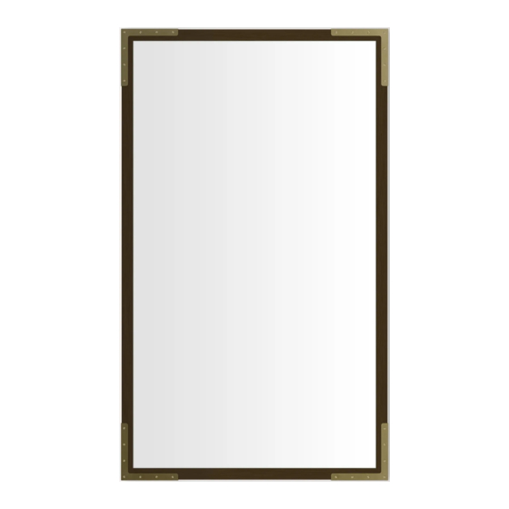 Robern Thin Framed Instructions Manual