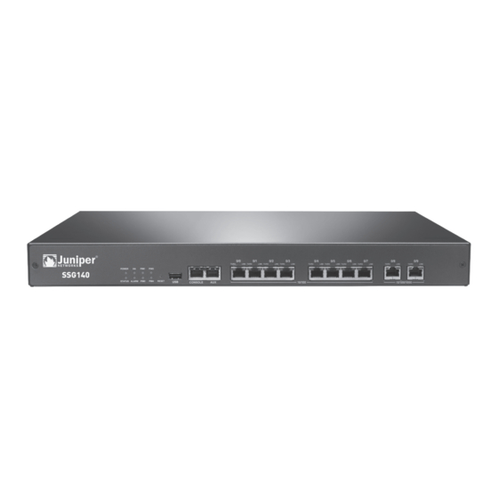 Juniper SSG140 Product Overview